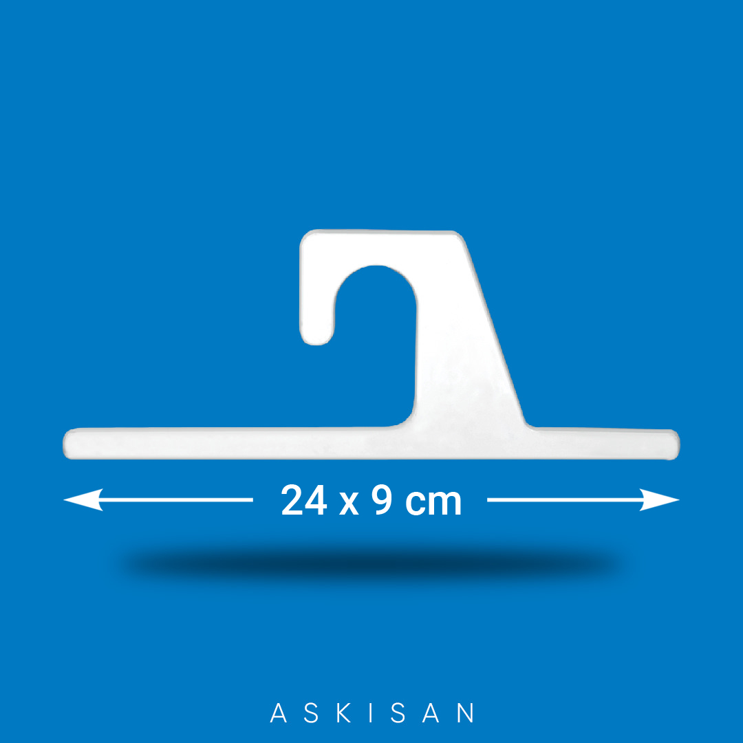 A-127 Ambalaj ve Kartela Askısı 24x9 cm